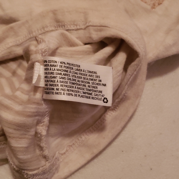 Last chance Toms tan shirt sz 6 - Picture 6 of 7